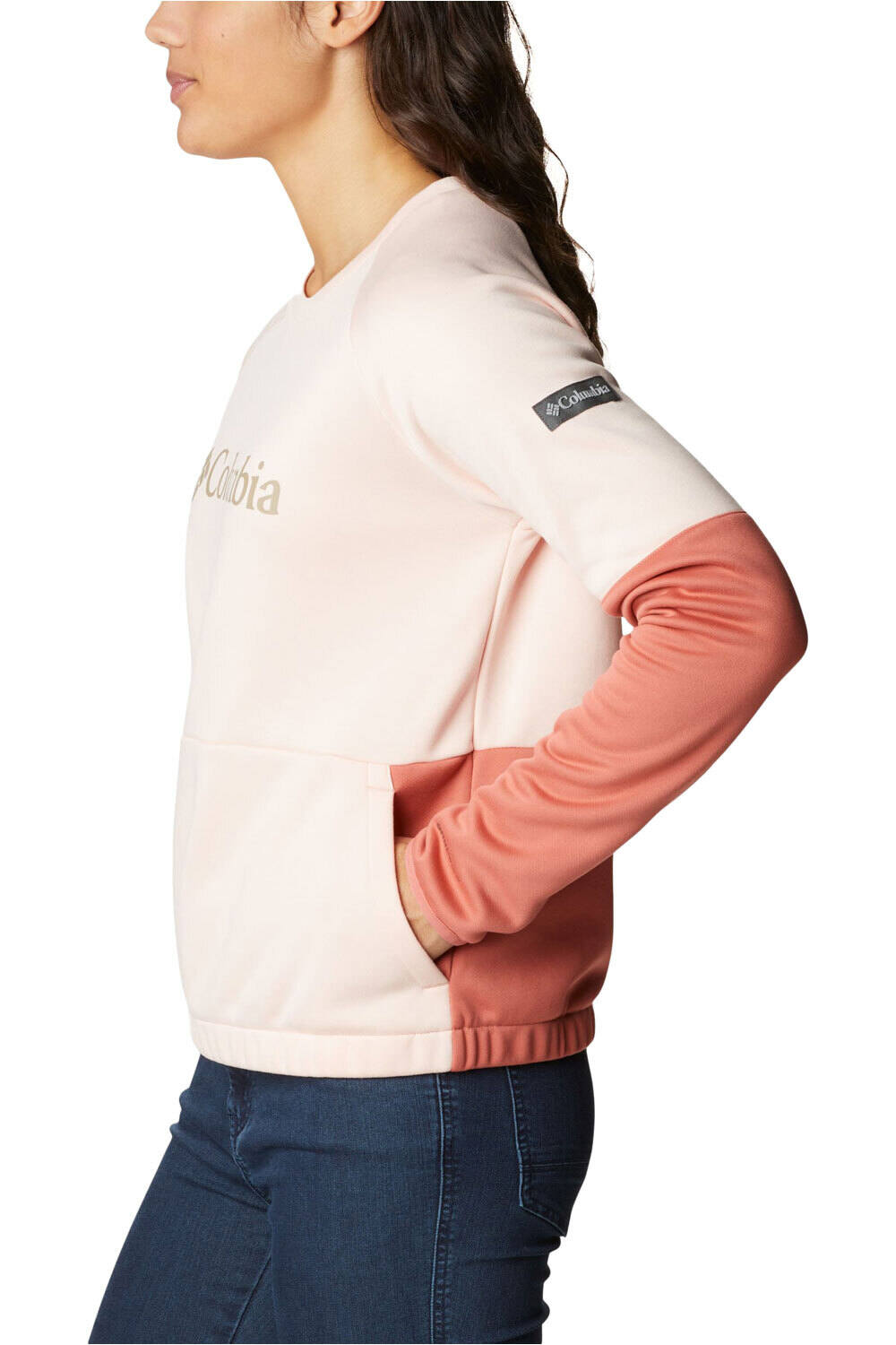 Columbia forro polar mujer Columbia Windgates Crew vista trasera Columbia forro polar mujer Columbia Windgates Crew vista trasera