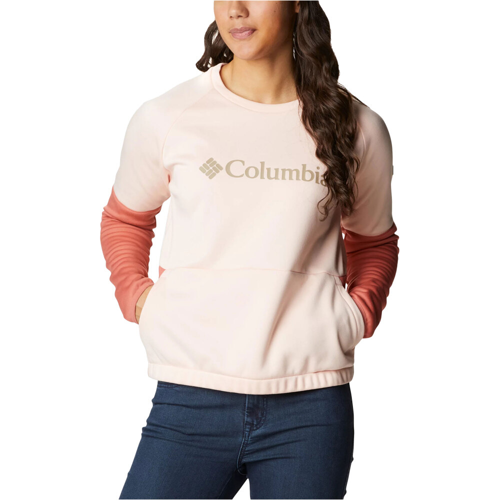 Columbia forro polar mujer Columbia Windgates Crew vista detalle Columbia forro polar mujer Columbia Windgates Crew vista detalle