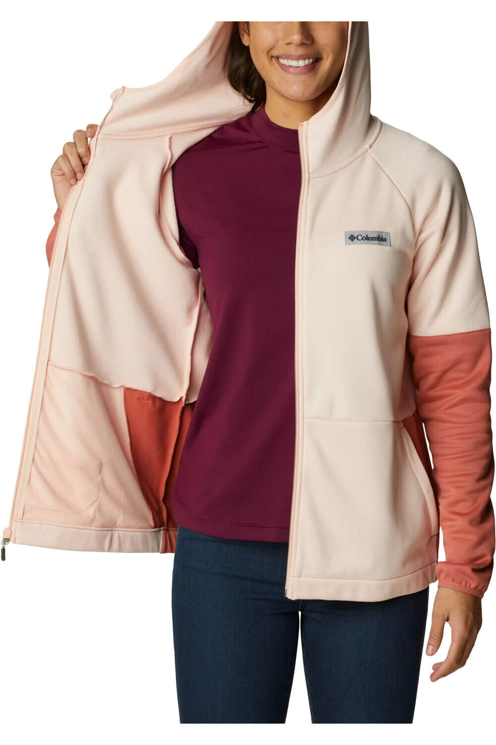 Columbia forro polar mujer Columbia Windgates FZ vista trasera Columbia forro polar mujer Columbia Windgates FZ vista trasera