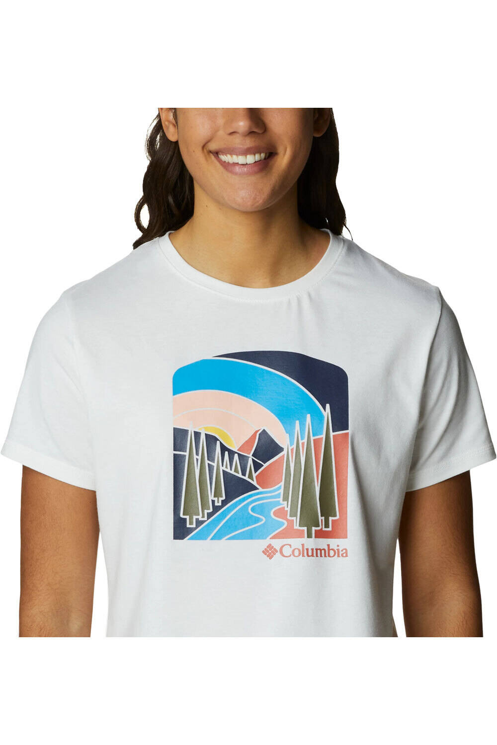 Columbia camiseta montaña manga corta mujer Columbia Sun Trek Graphic Tee II vista trasera Columbia camiseta montaña manga corta mujer Columbia Sun Trek Graphic Tee II vista trasera
