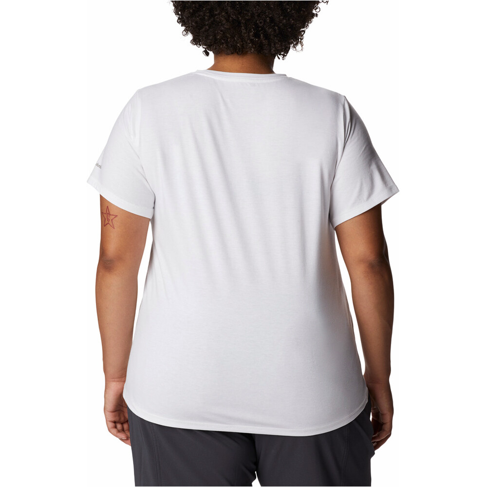 Columbia camiseta montaña manga corta mujer Columbia Sun Trek Graphic Tee II vista trasera Columbia camiseta montaña manga corta mujer Columbia Sun Trek Graphic Tee II vista trasera