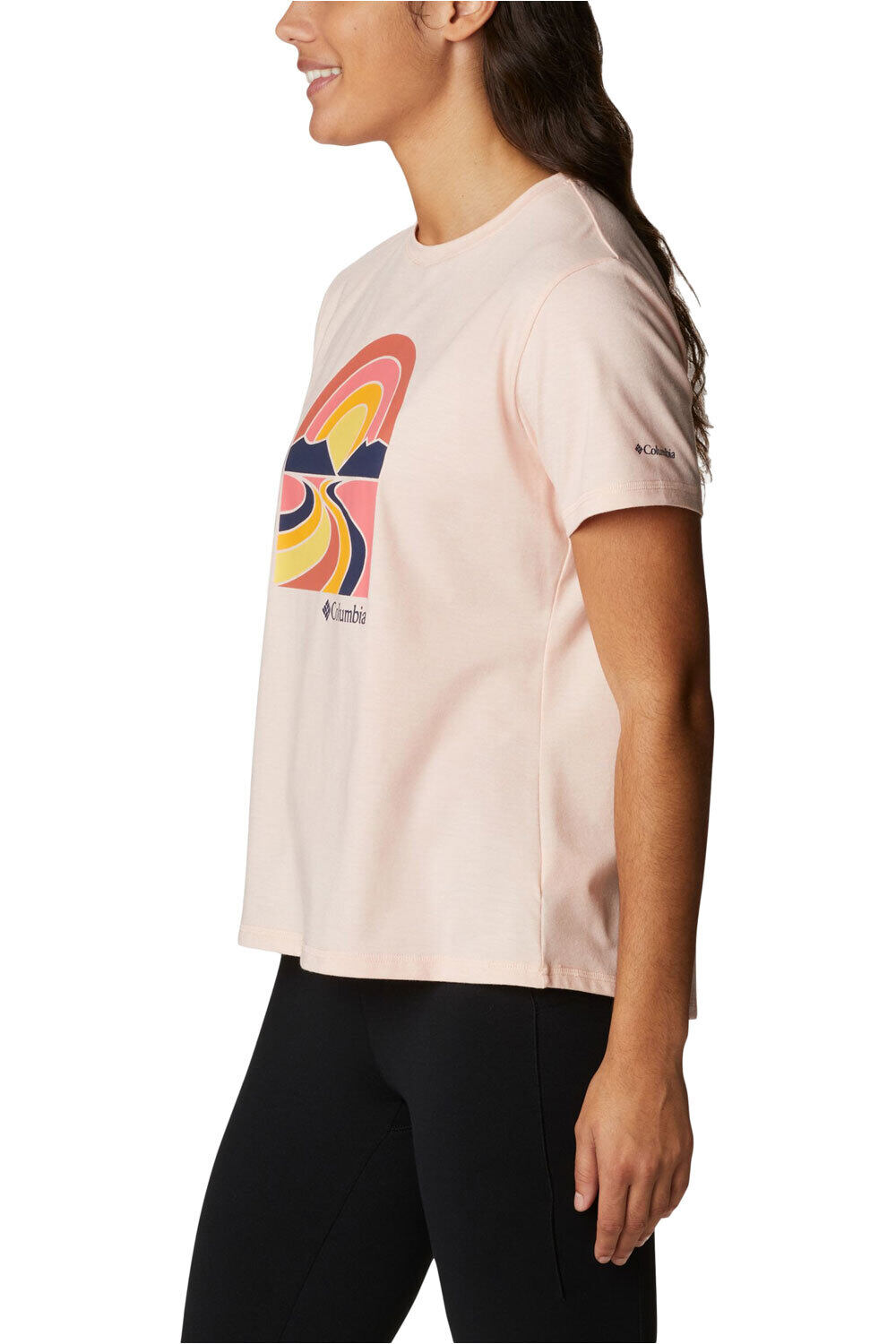 Columbia camiseta montaña manga corta mujer Columbia Sun Trek Graphic Tee II vista detalle Columbia camiseta montaña manga corta mujer Columbia Sun Trek Graphic Tee II vista detalle