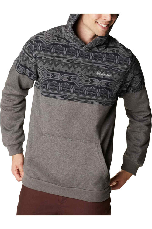 COLUMBIA COLUMBIA TREK PRINTED HOODIE gris