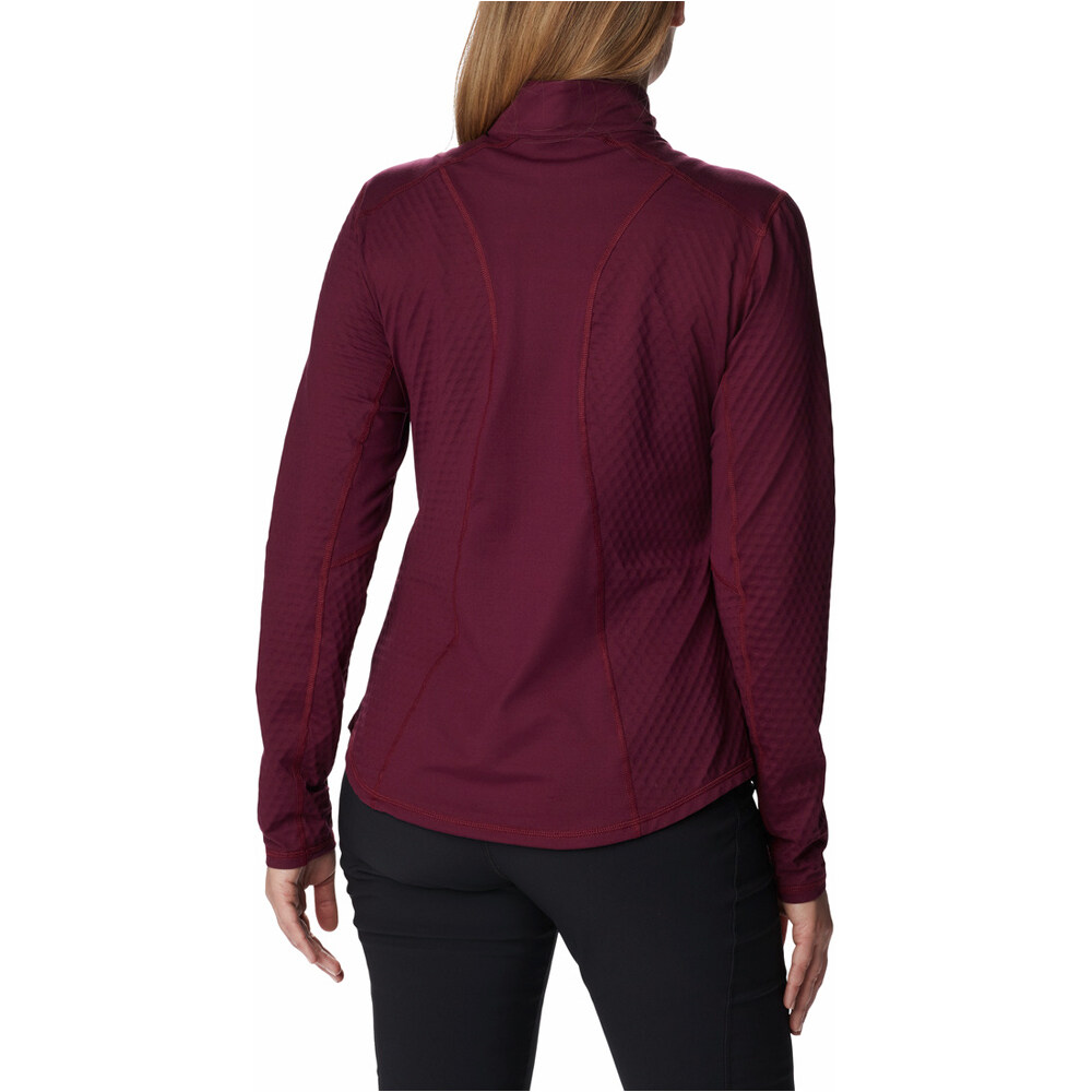 Columbia forro polar mujer Columbia W Bliss Ascent 1/2 Zip vista trasera Columbia forro polar mujer Columbia W Bliss Ascent 1/2 Zip vista trasera