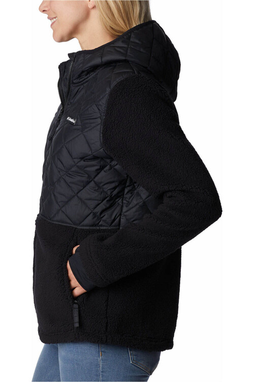 COLUMBIA CRESTED PEAK FULL ZIP negro