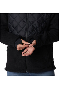 Columbia forro polar mujer Columbia Crested Peak Full Zip vista detalle Columbia forro polar mujer Columbia Crested Peak Full Zip vista detalle