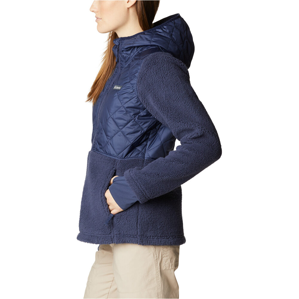 Columbia forro polar mujer Columbia Crested Peak Full Zip vista detalle Columbia forro polar mujer Columbia Crested Peak Full Zip vista detalle