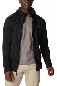 Columbia forro polar hombre Columbia Canyon Gate Hooded Full Zip vista trasera Columbia forro polar hombre Columbia Canyon Gate Hooded Full Zip vista trasera