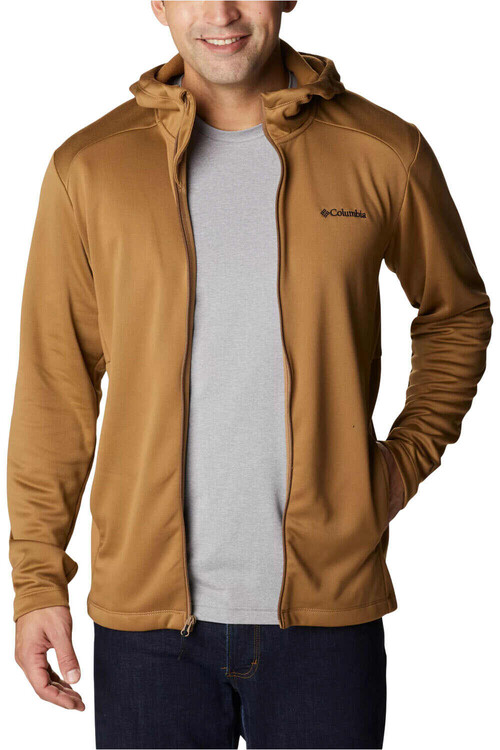 COLUMBIA CANYON GATE HOODED FULL ZIP marron