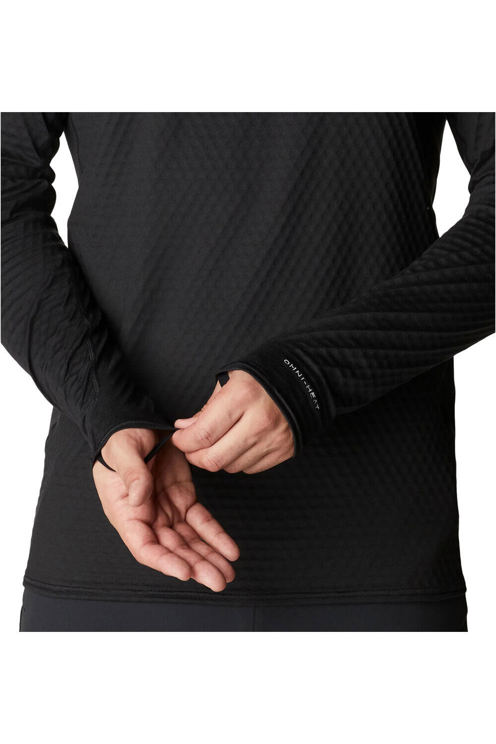 Columbia forro polar hombre Columbia M Bliss Ascent 1/4 Zip vista trasera Columbia forro polar hombre Columbia M Bliss Ascent 1/4 Zip vista trasera