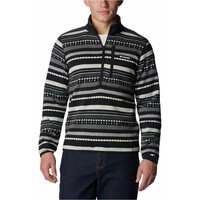 Columbia forro polar hombre Columbia Sweater Weather II Printed Half Zip vista frontal Columbia forro polar hombre Columbia Sweater Weather II Printed Half Zip vista frontal