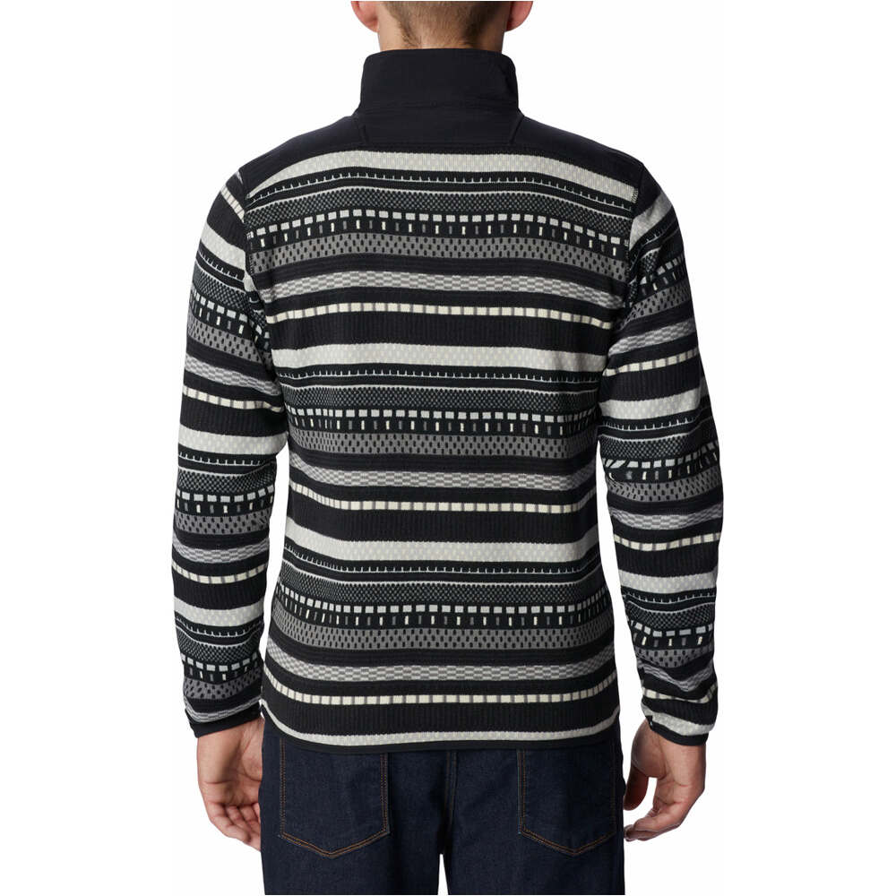 Columbia forro polar hombre Columbia Sweater Weather II Printed Half Zip vista trasera Columbia forro polar hombre Columbia Sweater Weather II Printed Half Zip vista trasera