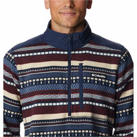 Columbia forro polar hombre Columbia Sweater Weather II Printed Half Zip vista detalle Columbia forro polar hombre Columbia Sweater Weather II Printed Half Zip vista detalle