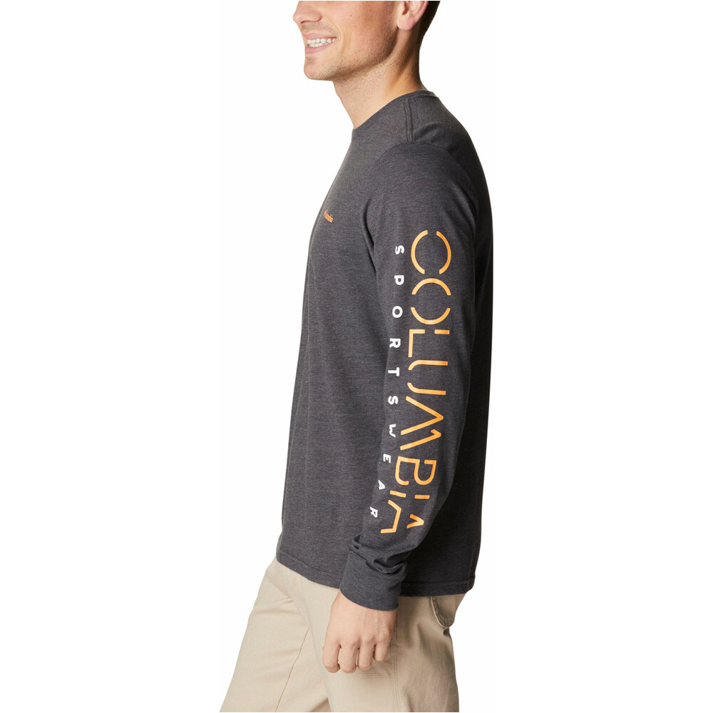 Columbia camiseta montaña manga larga hombre Columbia CSC Basic Logo LS Sleeve vista detalle Columbia camiseta montaña manga larga hombre Columbia CSC Basic Logo LS Sleeve vista detalle