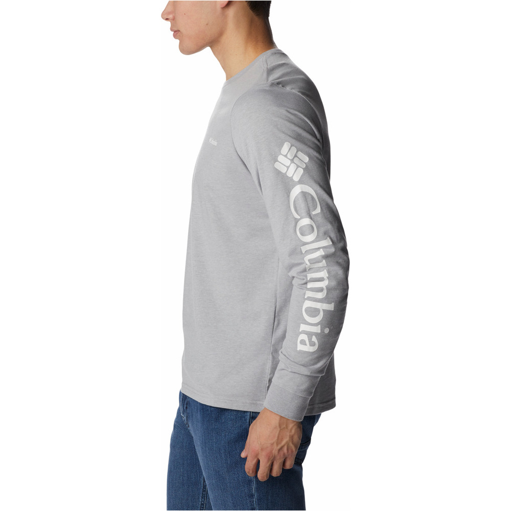 Columbia camiseta montaña manga larga hombre Columbia CSC Basic Logo LS Sleeve vista detalle Columbia camiseta montaña manga larga hombre Columbia CSC Basic Logo LS Sleeve vista detalle