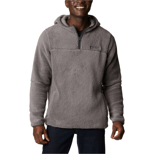 COLUMBIA RUGGED RIDGE III SHERPA PULLOVER HOODIE gris