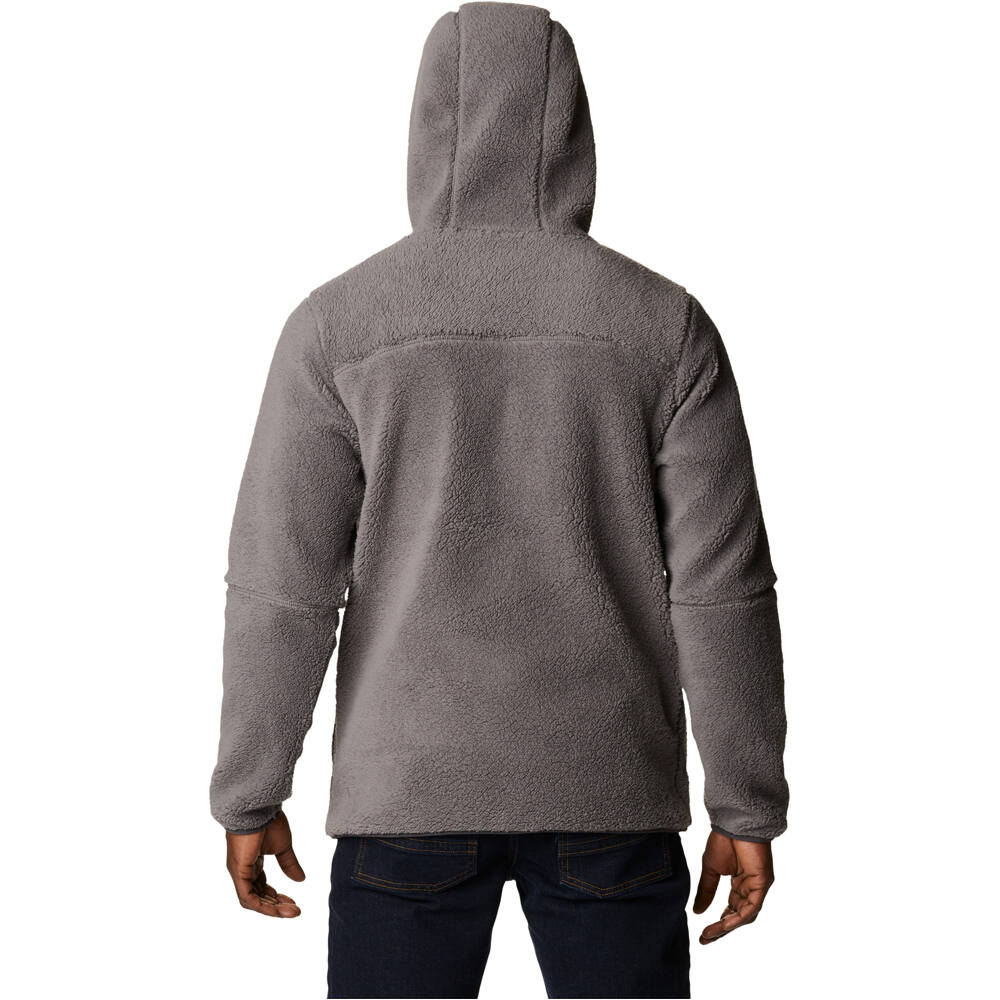 Columbia forro polar hombre Columbia Rugged Ridge III Sherpa Pullover Hoodie vista trasera Columbia forro polar hombre Columbia Rugged Ridge III Sherpa Pullover Hoodie vista trasera