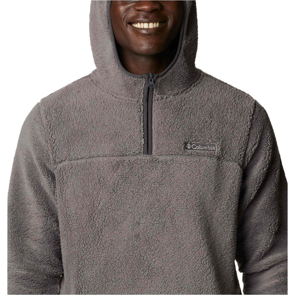 Columbia forro polar hombre Columbia Rugged Ridge III Sherpa Pullover Hoodie vista detalle Columbia forro polar hombre Columbia Rugged Ridge III Sherpa Pullover Hoodie vista detalle