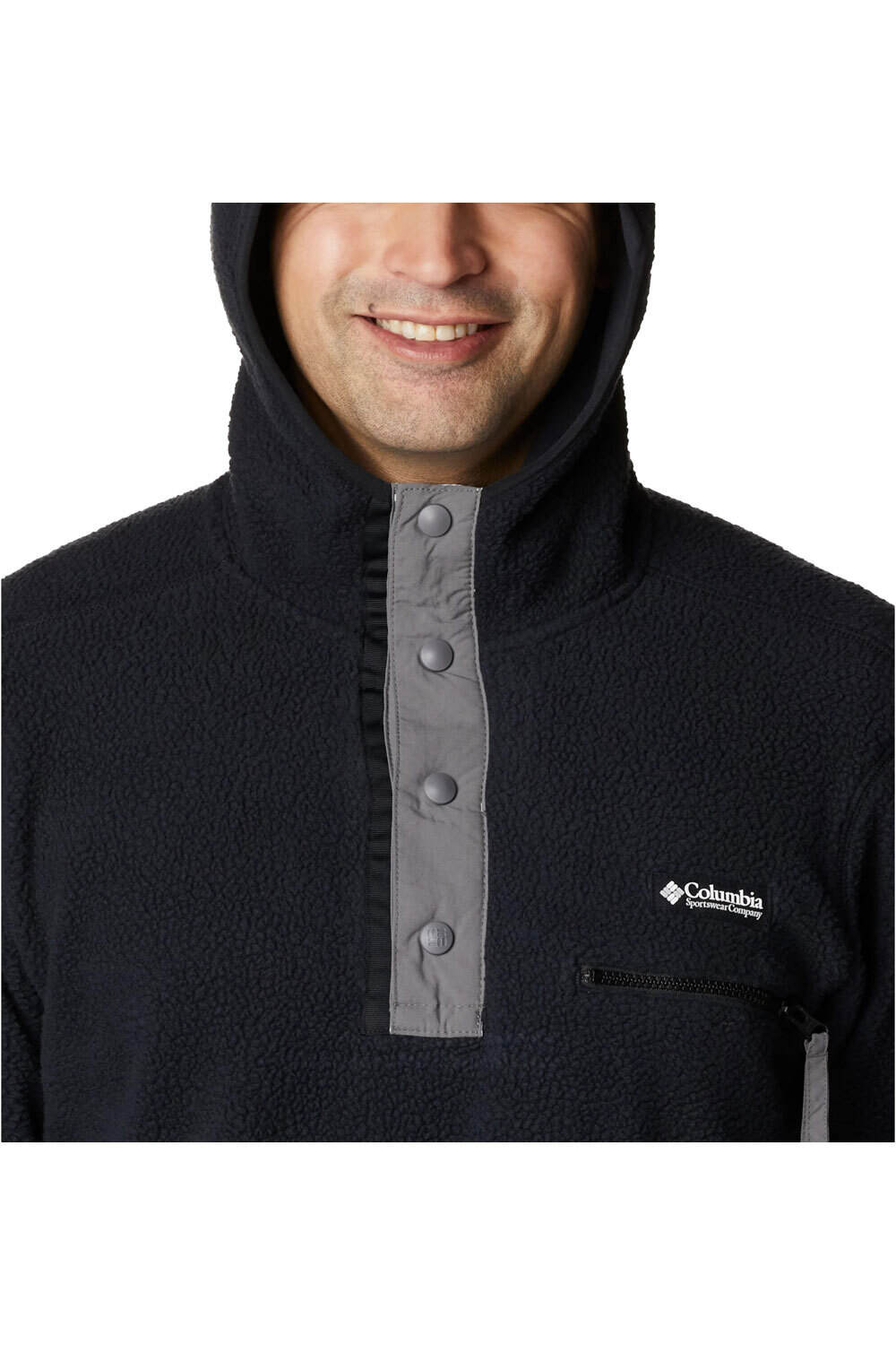 Columbia forro polar hombre Columbia Helvetia Hoodie vista trasera Columbia forro polar hombre Columbia Helvetia Hoodie vista trasera