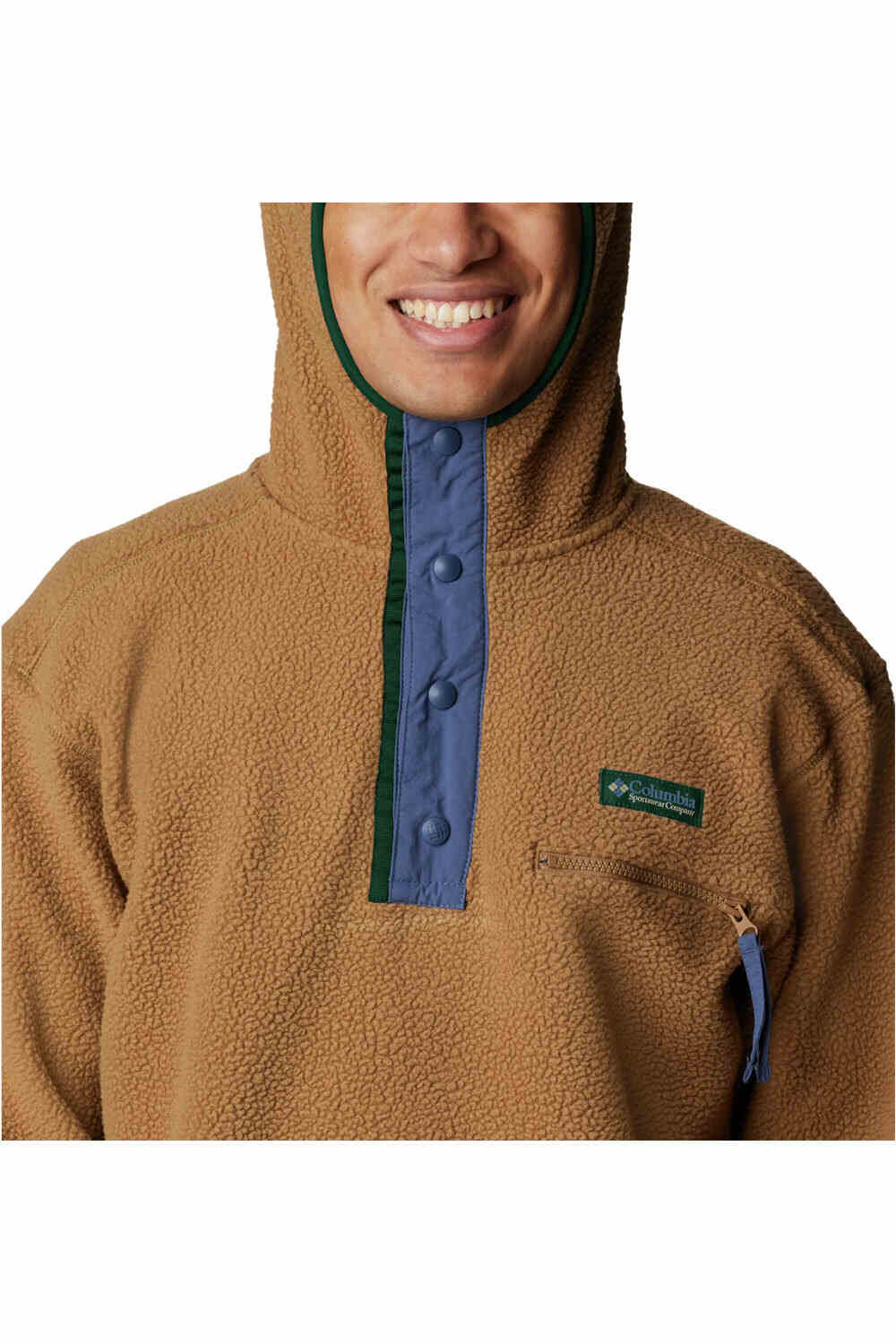 Columbia forro polar hombre Columbia Helvetia Hoodie vista trasera Columbia forro polar hombre Columbia Helvetia Hoodie vista trasera