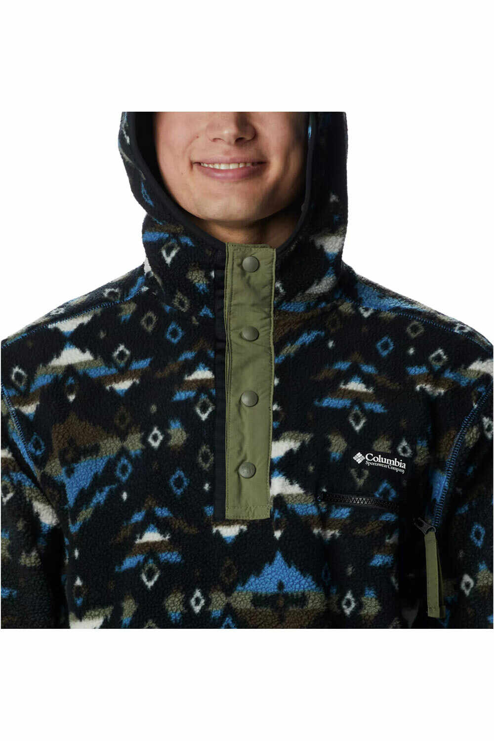 Columbia forro polar hombre Columbia Helvetia Hoodie vista trasera Columbia forro polar hombre Columbia Helvetia Hoodie vista trasera