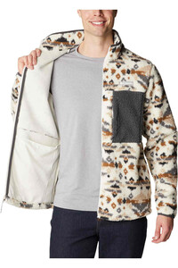Columbia forro polar hombre Columbia Mountainside Printed Full Zip vista trasera Columbia forro polar hombre Columbia Mountainside Printed Full Zip vista trasera