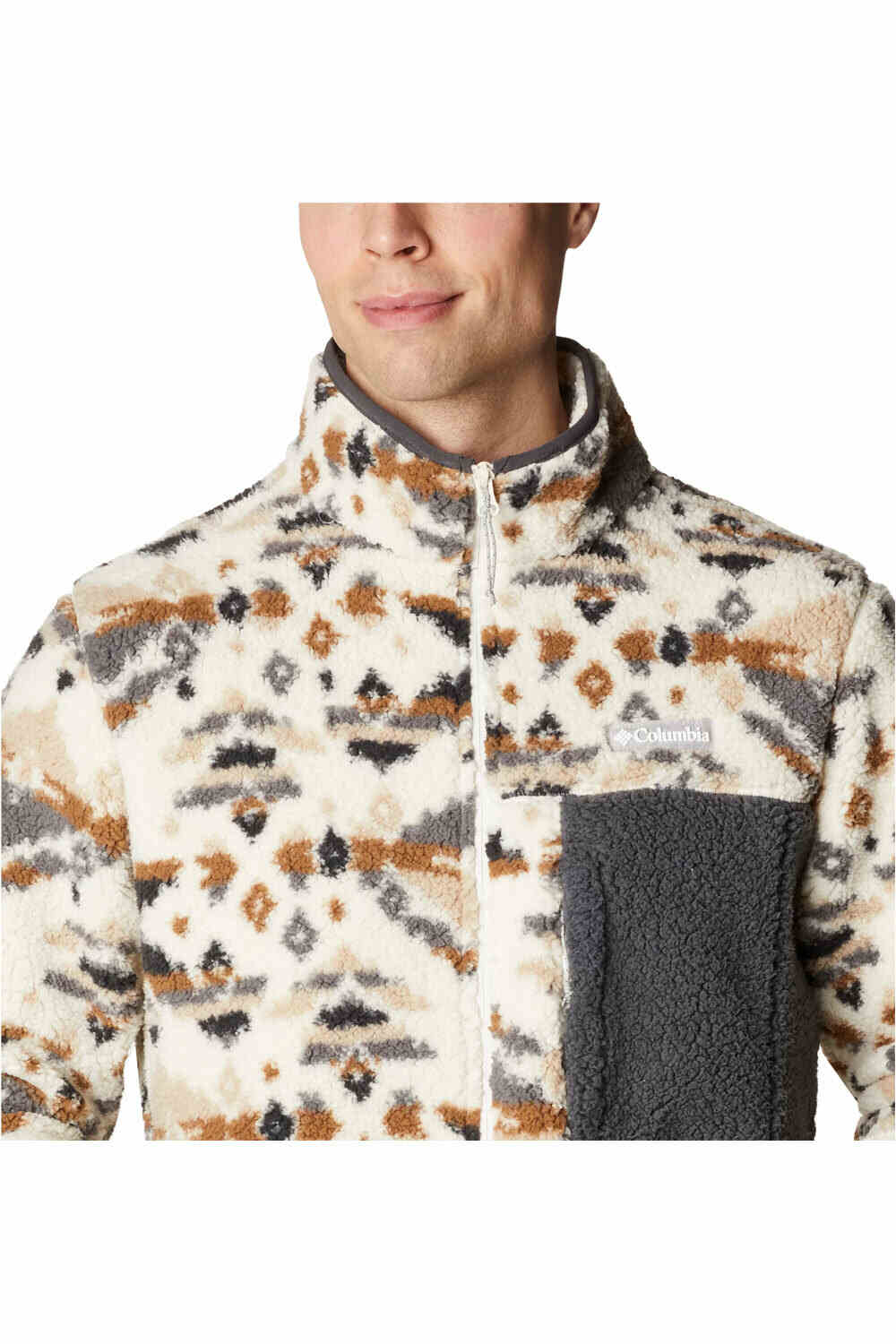 Columbia forro polar hombre Columbia Mountainside Printed Full Zip 03 Columbia forro polar hombre Columbia Mountainside Printed Full Zip 03