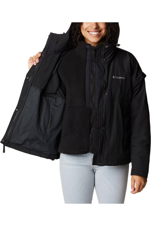 COLUMBIA LAURELWOODS INTERCHANGE JACKET negro