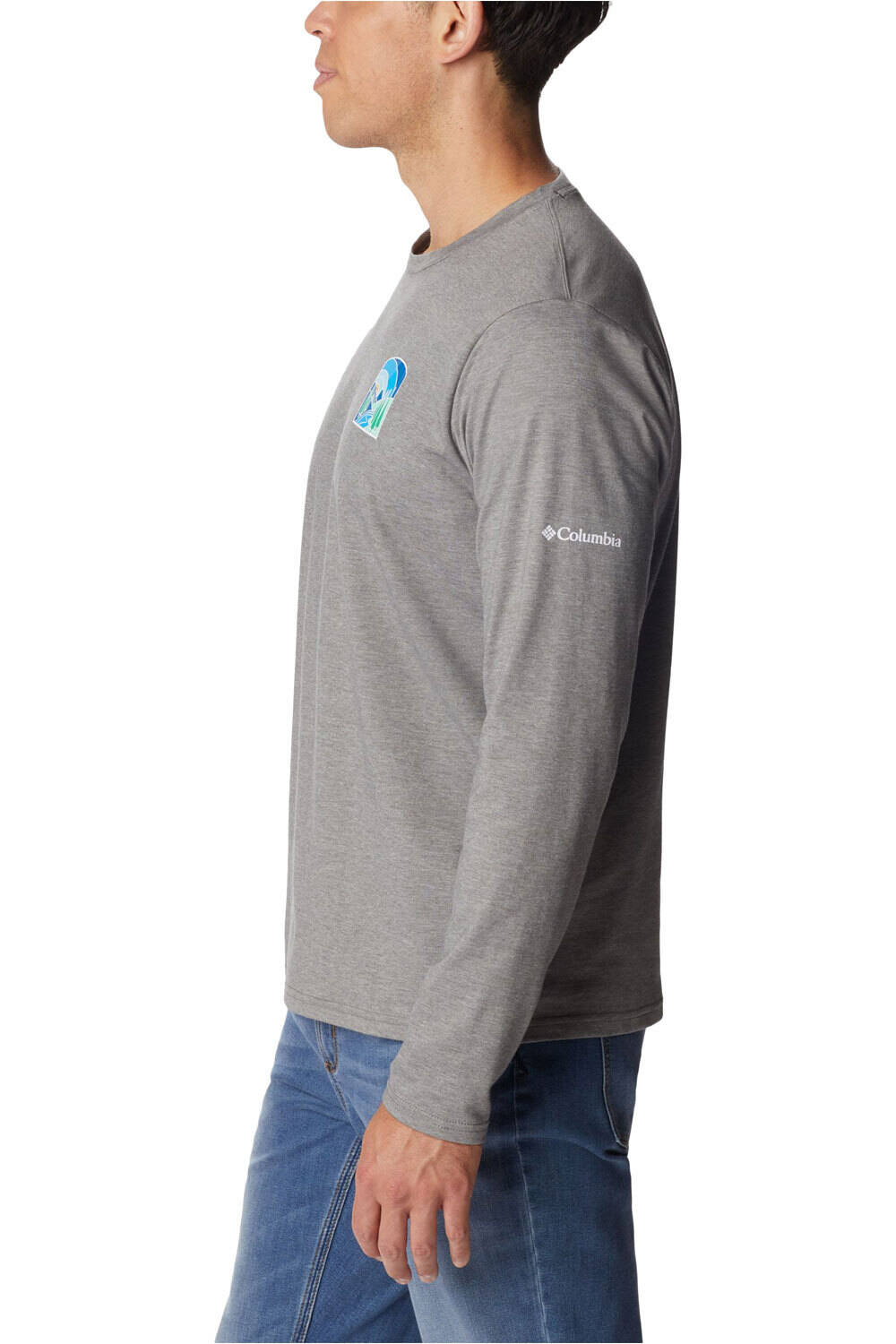 Columbia camiseta montaña manga larga hombre Columbia Sun Trek EU Graphic Long Sleeve Shirt vista detalle Columbia camiseta montaña manga larga hombre Columbia Sun Trek EU Graphic Long Sleeve Shirt vista detalle