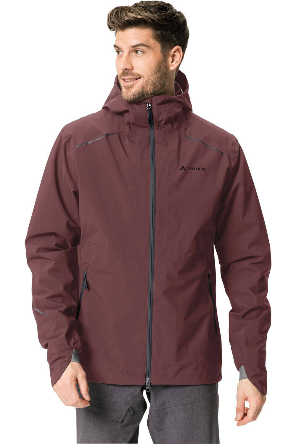 Vaude cortavientos ciclismo hombre Vaude Men's Yaras 3in1 Jacket vista trasera Vaude cortavientos ciclismo hombre Vaude Men's Yaras 3in1 Jacket vista trasera