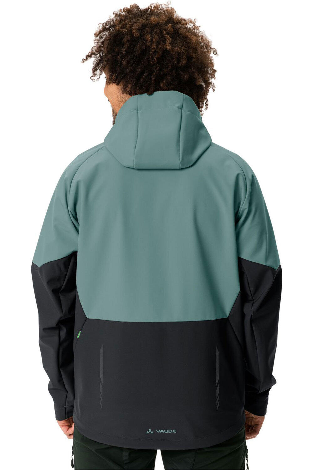 Vaude cortavientos ciclismo hombre Vaude Men's Qimsa Softshell Jacket vista trasera Vaude cortavientos ciclismo hombre Vaude Men's Qimsa Softshell Jacket vista trasera