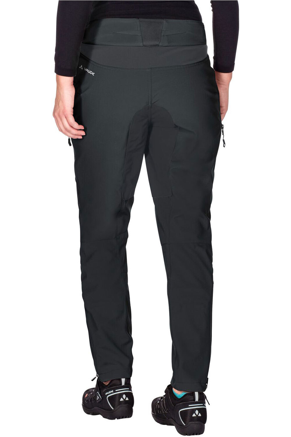 Vaude culotte largo mujer Vaude Women's Qimsa Softshell Pants II S/S vista trasera Vaude culotte largo mujer Vaude Women's Qimsa Softshell Pants II S/S vista trasera