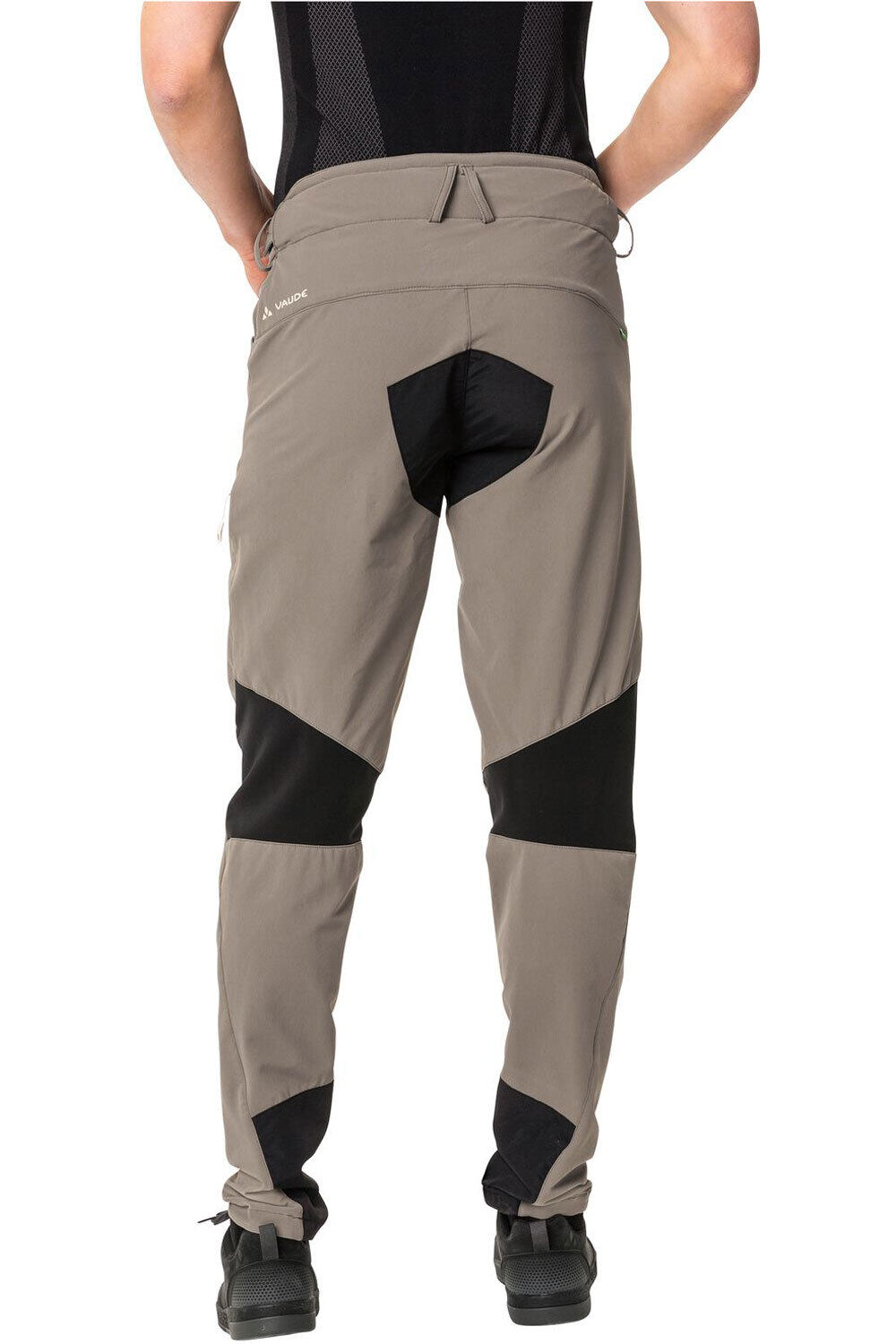 Vaude culotte largo hombre Vaude Men's Qimsa Light Softshell Pants vista trasera Vaude culotte largo hombre Vaude Men's Qimsa Light Softshell Pants vista trasera