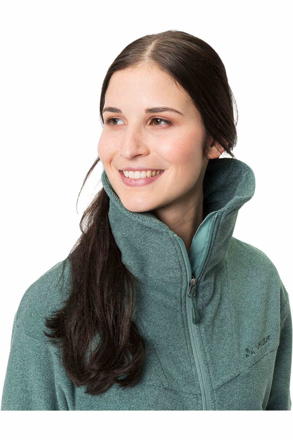 Vaude cortavientos ciclismo mujer Vaude Women's Yaras Fleece Jacket vista detalle Vaude cortavientos ciclismo mujer Vaude Women's Yaras Fleece Jacket vista detalle