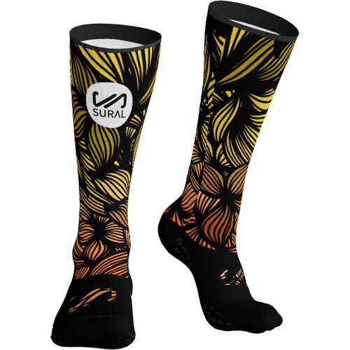 SURAL CALCETIN TECNICO ALTO SUBLIMADO FLOWERS SERIES