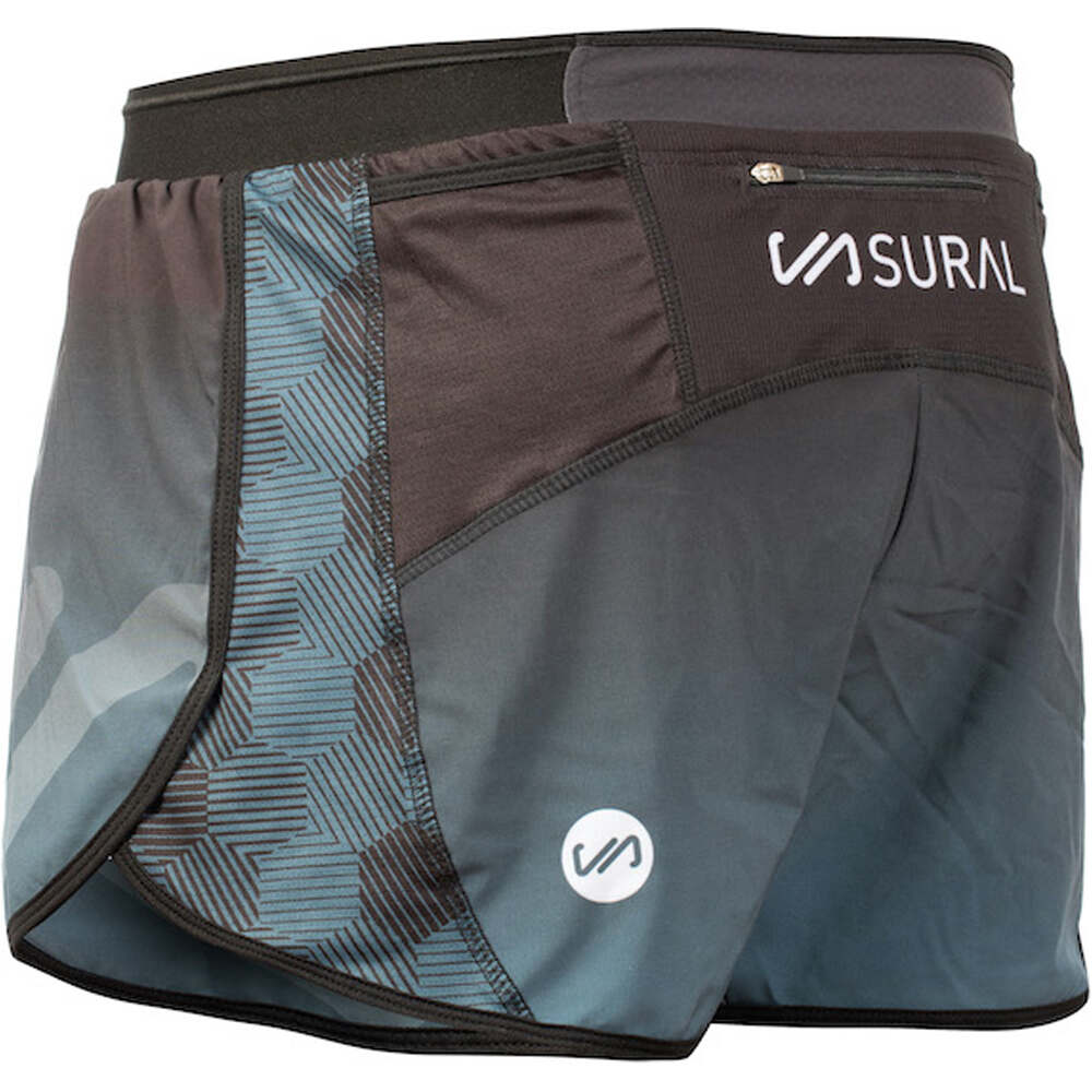 Sural pantaloneta técnica hombre Sural Short Ultra Distancia RANDOM vista trasera Sural pantaloneta técnica hombre Sural Short Ultra Distancia RANDOM vista trasera