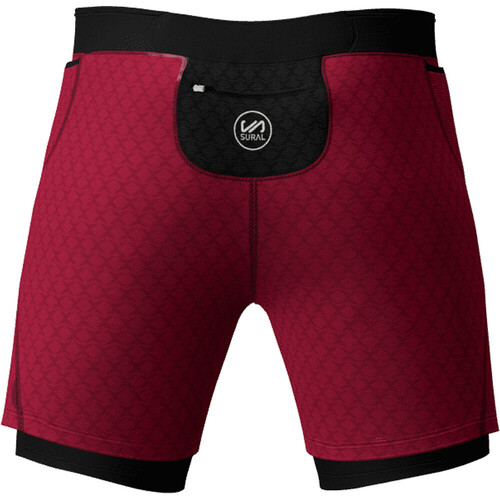 SURAL SHORT CON MALLA CORTA TRONADOR rojo