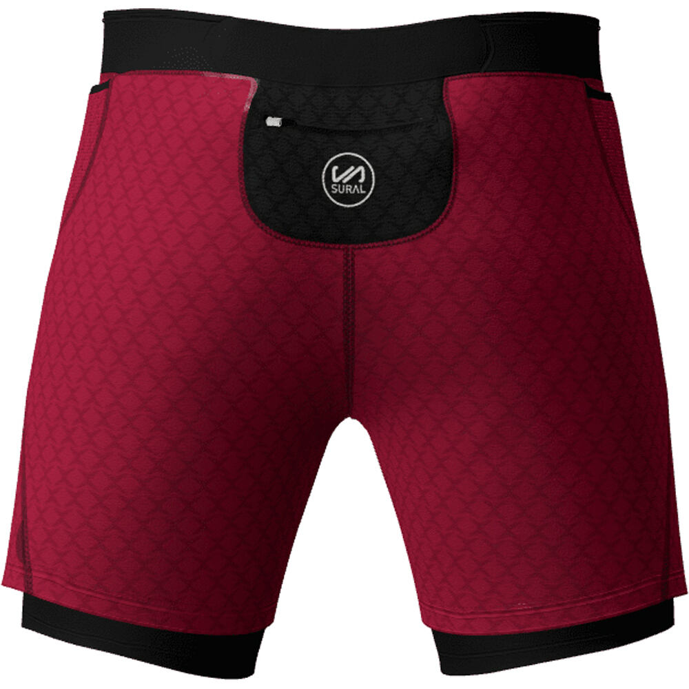 Sural malla corta running hombre Sural Short con Malla Corta TRONADOR vista trasera Sural malla corta running hombre Sural Short con Malla Corta TRONADOR vista trasera