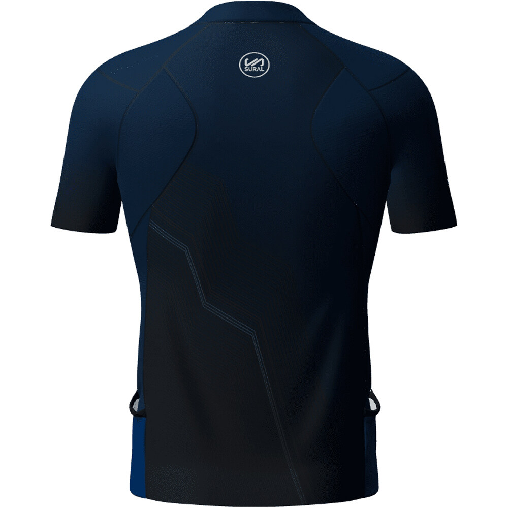 Sural camisetas trail running manga corta hombre Sural Camiseta Manga Corta Trail Running ZIPPER vista trasera Sural camisetas trail running manga corta hombre Sural Camiseta Manga Corta Trail Running ZIPPER vista trasera
