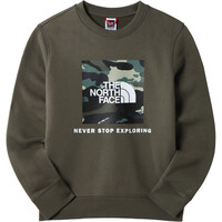 The North Face camiseta montaña manga larga niño The North Face TEENS BOX CREW vista frontal The North Face camiseta montaña manga larga niño The North Face TEENS BOX CREW vista frontal