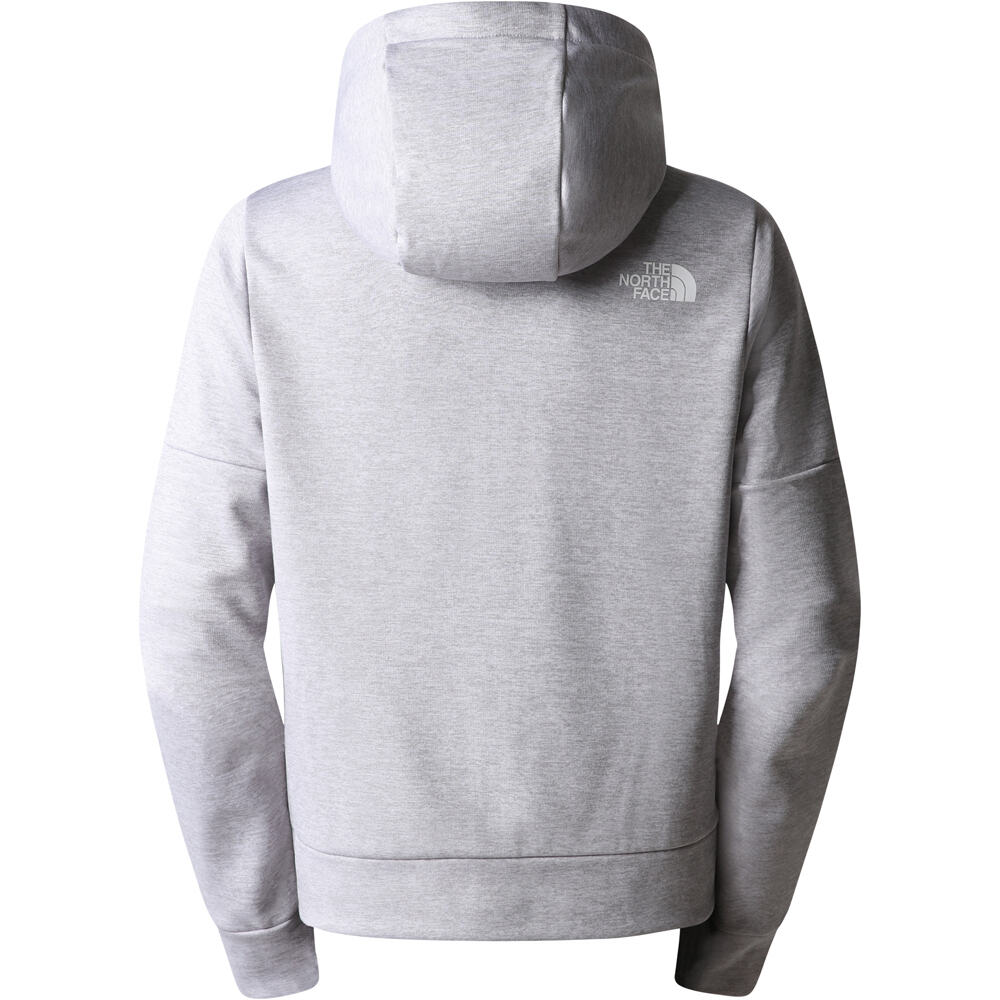 The North Face forro polar mujer The North Face W REAXION FLEECE FZ HD vista trasera The North Face forro polar mujer The North Face W REAXION FLEECE FZ HD vista trasera
