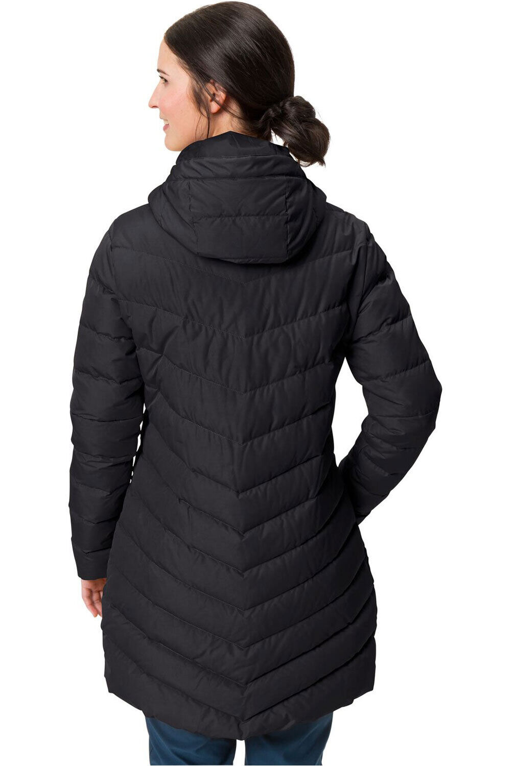 Vaude chaqueta outdoor mujer Vaude Women's Annecy Down Coat vista trasera Vaude chaqueta outdoor mujer Vaude Women's Annecy Down Coat vista trasera