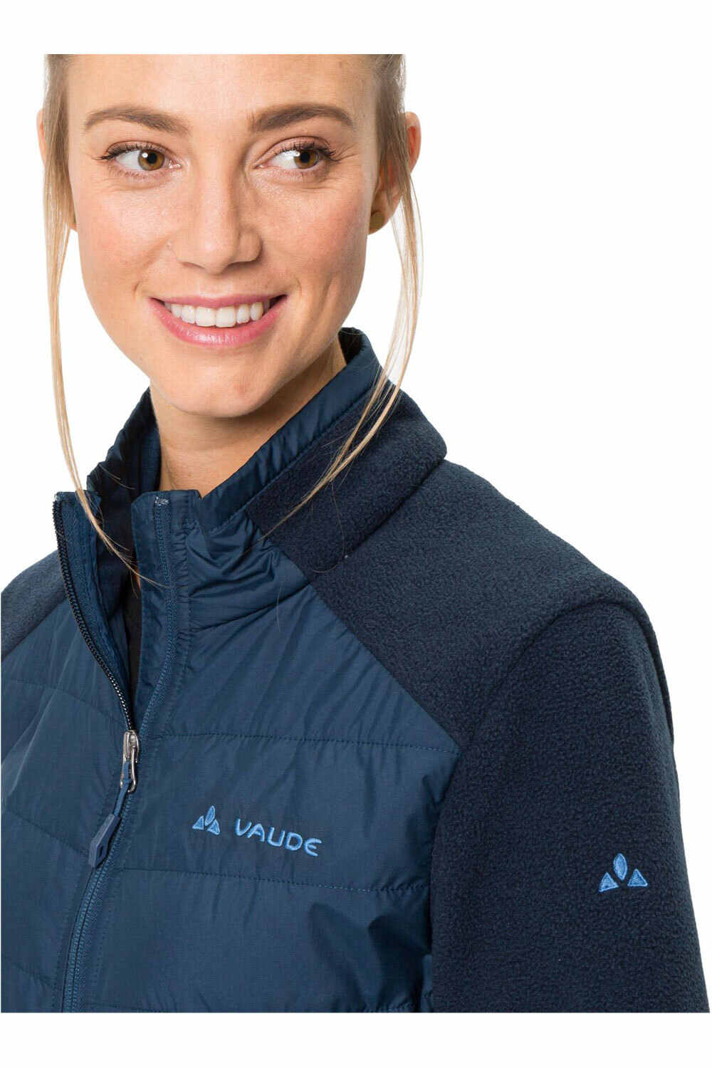 Vaude chaqueta outdoor mujer Vaude Women's Idris Fleece Jacket vista detalle Vaude chaqueta outdoor mujer Vaude Women's Idris Fleece Jacket vista detalle