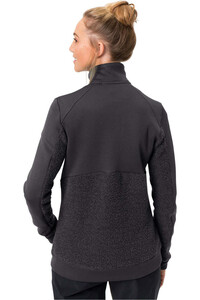 Vaude forro polar mujer Vaude Women's Skomer Wool Fleece Jacket vista trasera Vaude forro polar mujer Vaude Women's Skomer Wool Fleece Jacket vista trasera