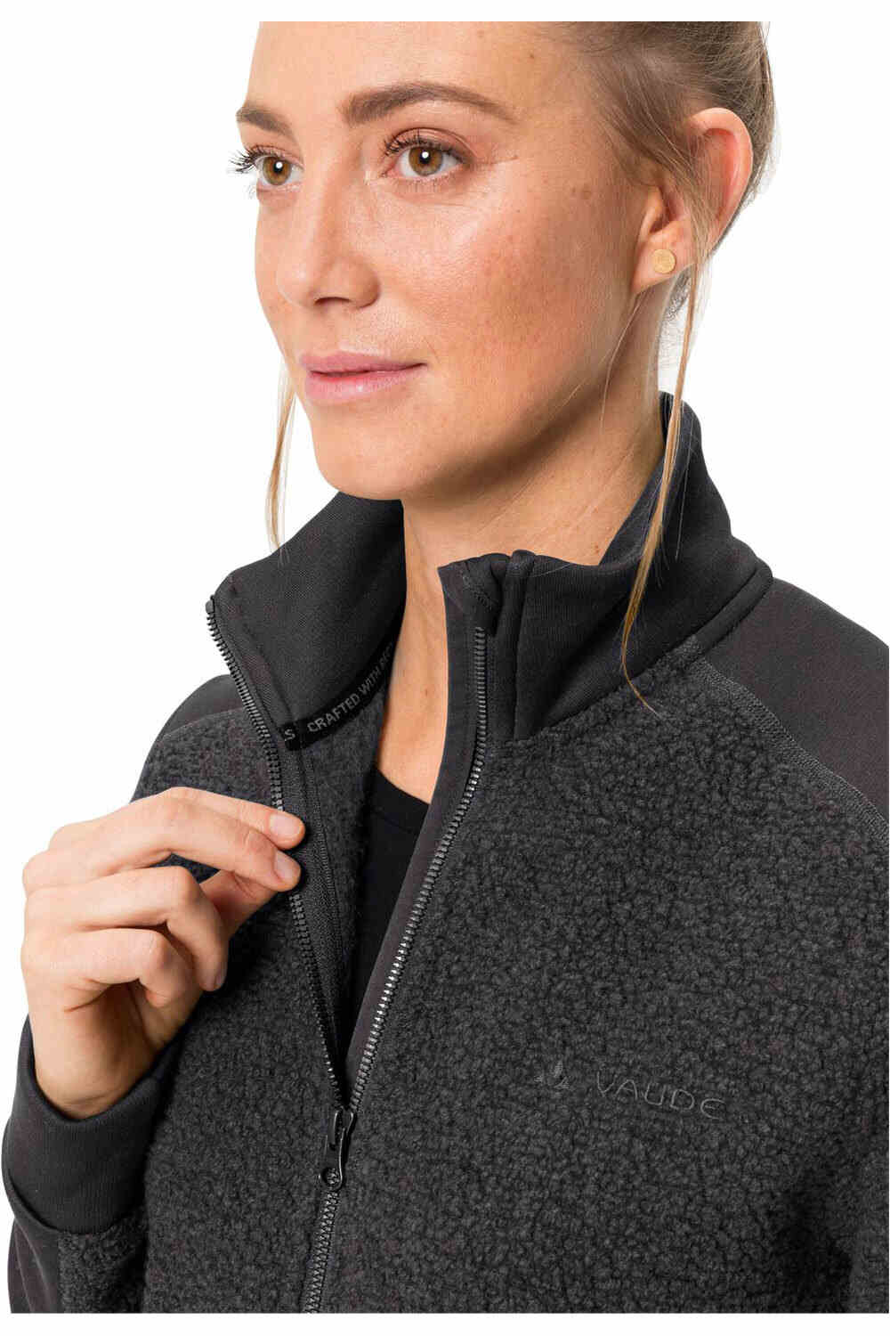 Vaude forro polar mujer Vaude Women's Skomer Wool Fleece Jacket vista detalle Vaude forro polar mujer Vaude Women's Skomer Wool Fleece Jacket vista detalle