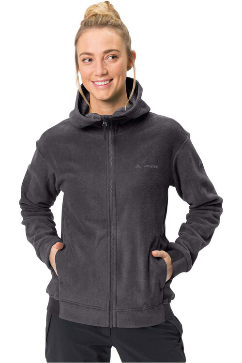 VAUDE WOMEN'S NEYLAND FLEECE HOODY negro