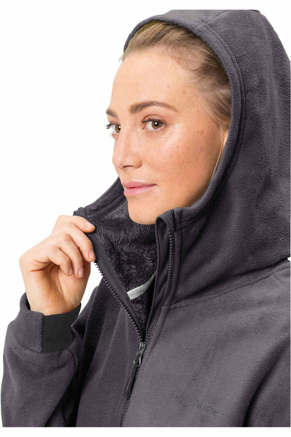 Vaude forro polar mujer Vaude Women's Neyland Fleece Hoody vista detalle Vaude forro polar mujer Vaude Women's Neyland Fleece Hoody vista detalle