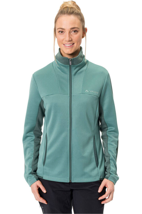 VAUDE WOMEN'S NEYLAND STRETCH FLEECE JACKET verde