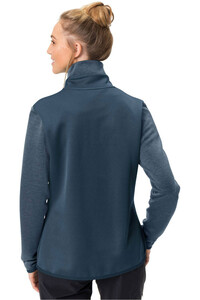 Vaude forro polar mujer Vaude Women's Neyland Stretch Fleece Jacket vista trasera Vaude forro polar mujer Vaude Women's Neyland Stretch Fleece Jacket vista trasera