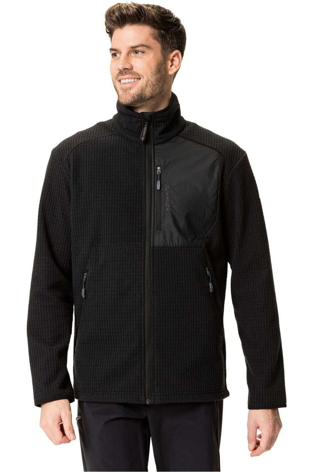Vaude forro polar hombre Vaude Men's Neyland Fleece Jacket vista frontal Vaude forro polar hombre Vaude Men's Neyland Fleece Jacket vista frontal
